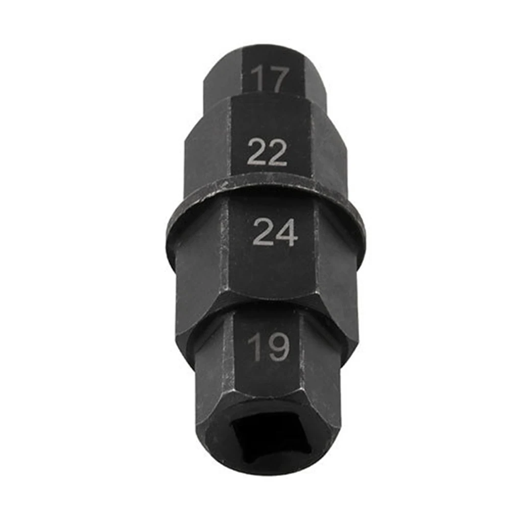 Motorcycle Front Rear Wheel Axle Hex Spindle Driver Socket Tool 17mm/19/22/24mm