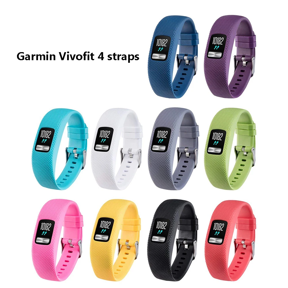 Per Cinturini Garmin Vivofit 4, Cinturini Di Ricambio In Silicone Per Garmin Vivofit 4, Con Cinturino Con Fibbia In Metallo Sicuro