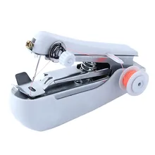 Mini Machine à coudre manuelle Portable, 1 pièce, outils de couture simples, tissu à coudre, outil pratique pour le travail de couture, couleur aléatoire