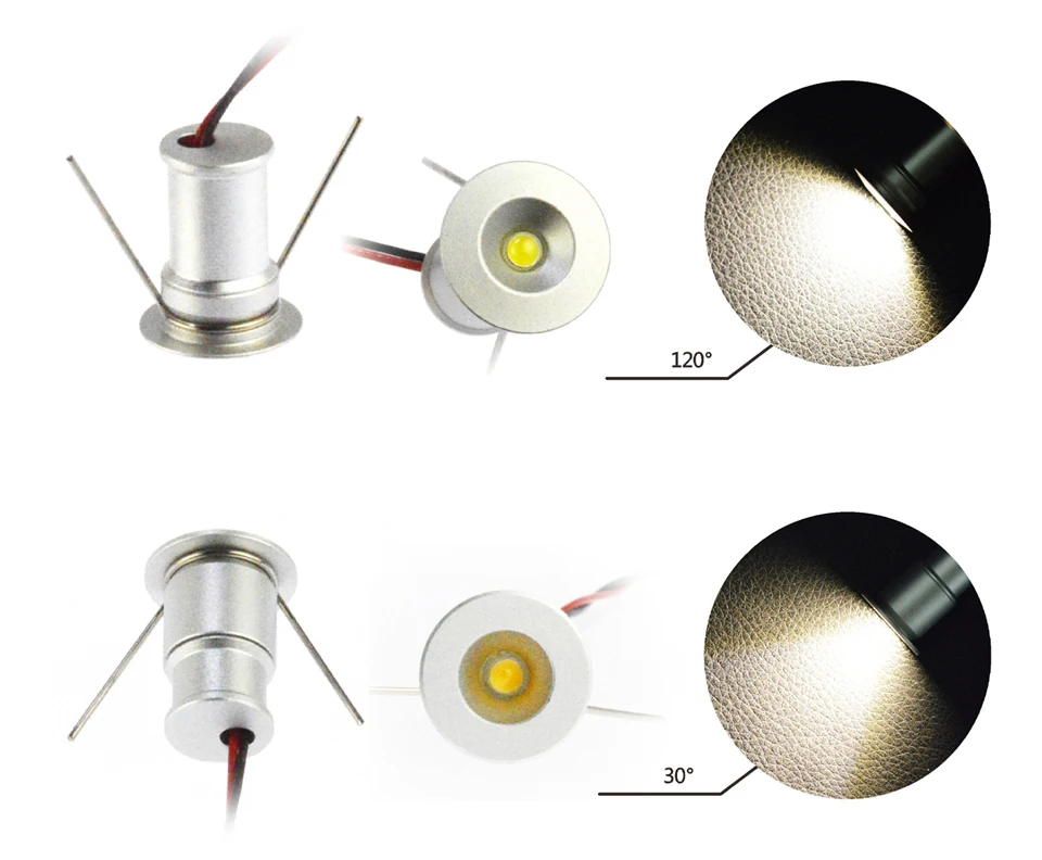 Мини светодиодный светильник 1 Вт IP65 водонепроницаемый шкаф Точечный светильник+ IP67 источник питания дисплей потолочный встраиваемый светильник ing с Драйвером