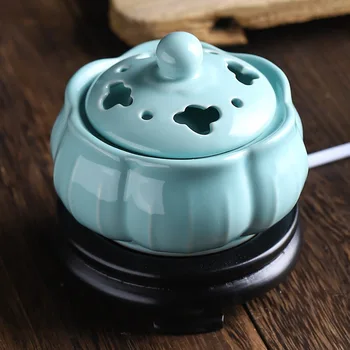 

Ceramic Electric Incense Burners Buddhist Portable Mini Incense Burner Room Parfume Queimador De Incenso Home Decoration MM60XXL