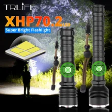 XHP70.2 светодиодный фонарик самый мощный XLamp XHP50 Перезаряжаемый USB Zoom фонарь XHP70 18650 26650 охотничий фонарь для самозащиты