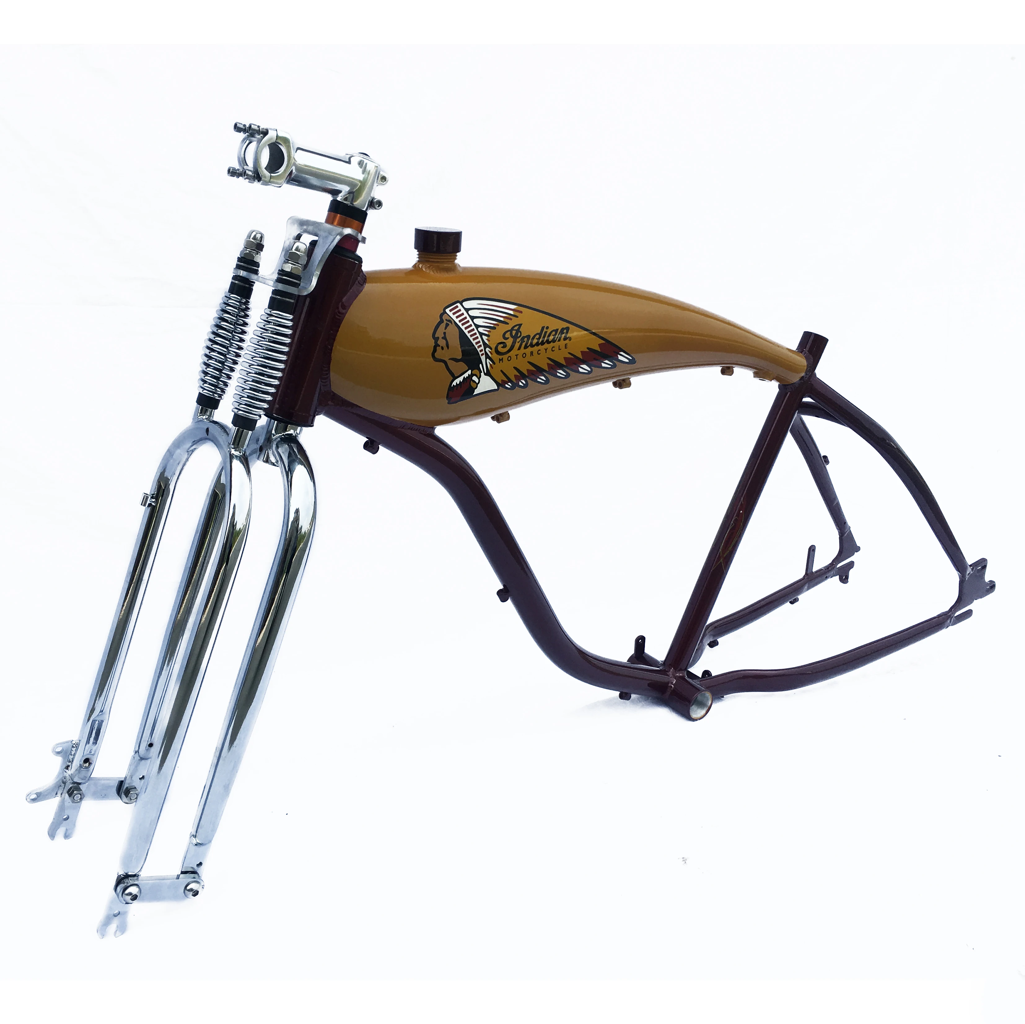 Tanque de tubo superior integrado de 4,7 litros, elegante marco Vintage para bicicleta Chopper, conjunto de Retro para bicicleta cuadro de bicicleta de Gas Chopper DIY - AliExpress Deportes y entretenimiento