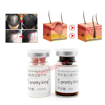 

Hair Growth Hyaluronic Acid Keratin Liquid Thickening Hair Growing Liquid For Hyaluron Pen Microneedling Treatment Hair Loss