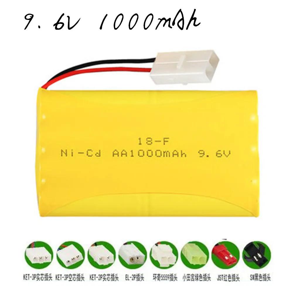 9,6 V 1000mAh Ni-Cd батарея 9,6 v AA батарея для MJX 1559 8888 RC автомобилей лодки Запчасти