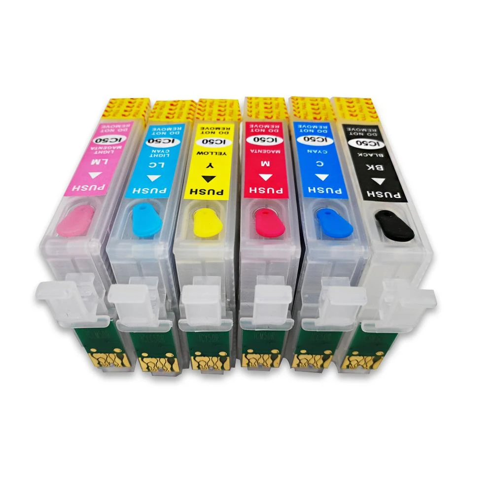 Cartucho de tinta recargable IC50 para impresora Epson EP 801A, EP 802A, EP  803A, EP 803AW EP 702A EP 703A EP 804A|ink cartridge|ink cartridge for  epsoncartridge for epson - AliExpress