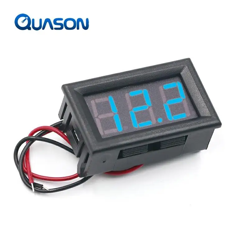 0.56 Inch Mini Red Green Blue LED Display Panel Voltage Meter Voltmeter Home Use Voltage 3 Three Digital DC 4.5V 30V 2 / 3 Wires ► Photo 2/6