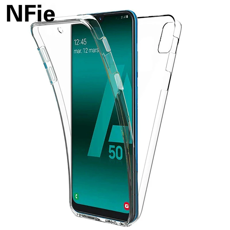 

Silicone Cover for Samsung Galaxy A50 A30 M10 M20 M30 A60 A70 A7 A6 A8 A9 2018 S10e Plus Note 9 10 Pro Front+ Back Soft TPU Case
