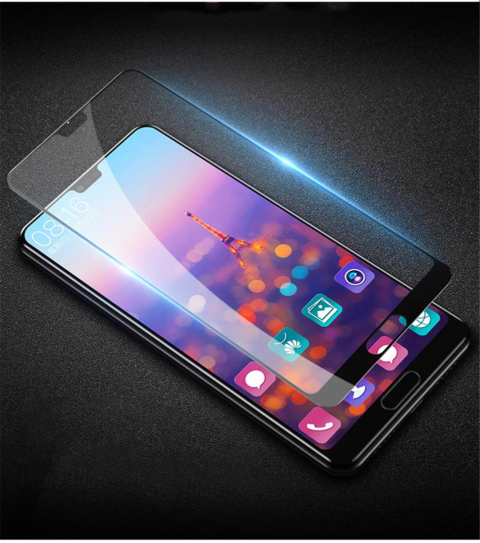 Full Cover Tempered Glass for Huawei P20 P30 Lite Pro Screen Protector for Huawei Mate 20 lite Pro Protective Film Protect Glass