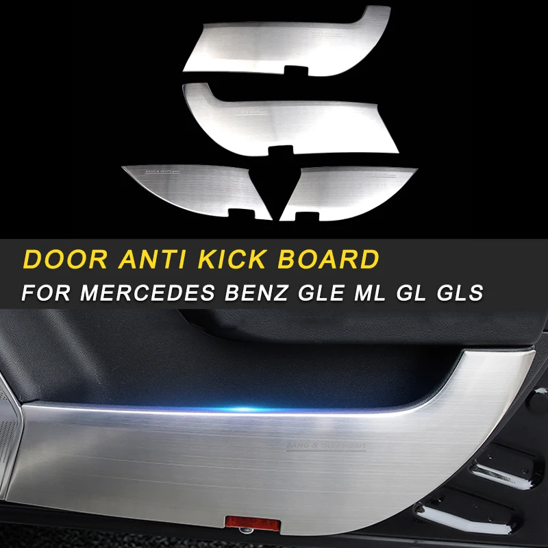 

For Mercedes Benz GLE ML GL GLS Car Door Gate Protector Cover Auto Anti-kick Pad Trim Frame Sticker Interior Accessory