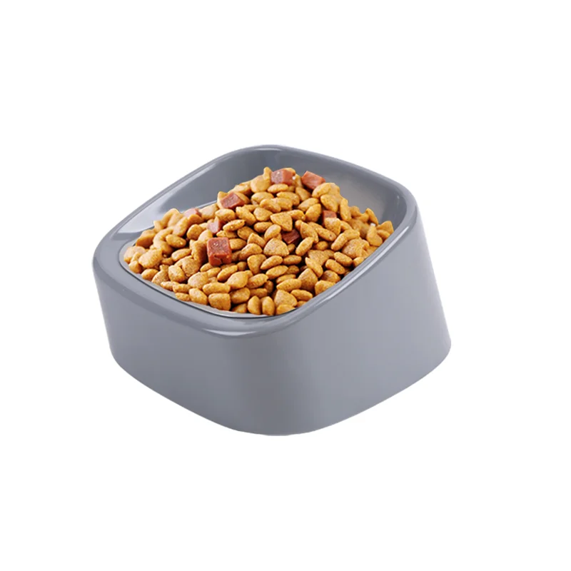 pet products puppy stuff SUPER DESIGN high side tilt design dogs feeder Melamine material Stainless steel pet bowl