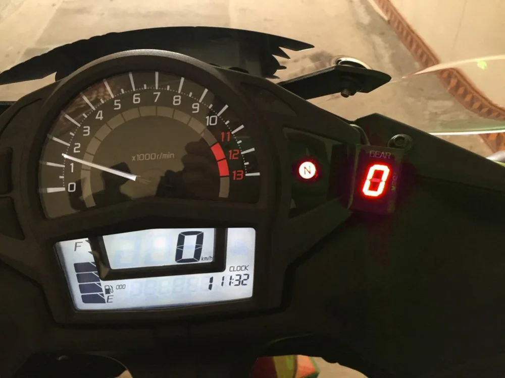 Водонепроницаемый мотоцикл Шестерни индикатор светодиодный Дисплей для Yamaha YZF-R1/R6 Xt660 Fz6 Fz-16 Fz1 Xvs950A Fzs1000 TDM900 Fz6r Xv1900a
