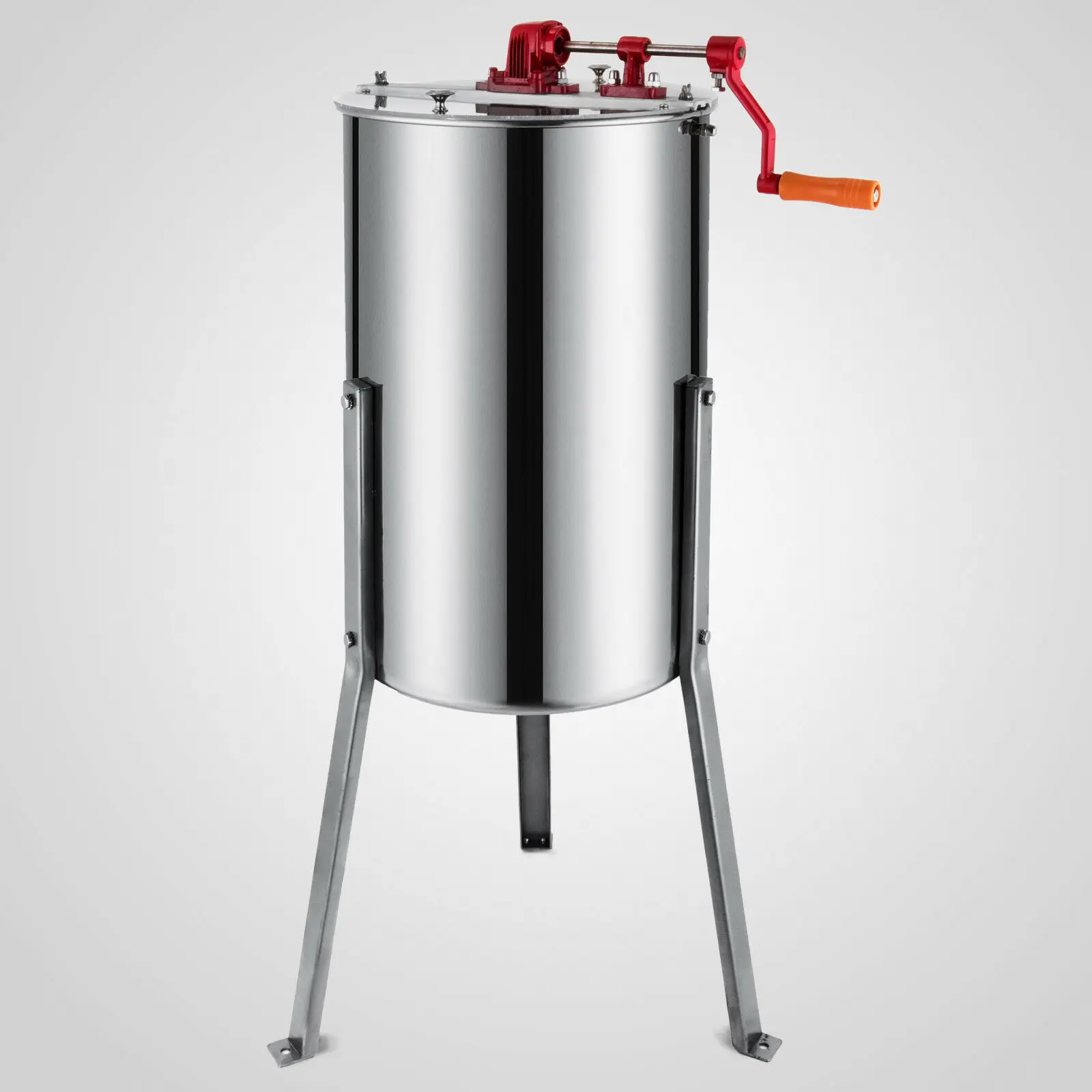 VEVOR 3/6 центрифуга для откачки меда из рамок из нержавеющей стали руководство с крышкой и медом выход