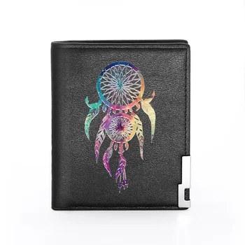 

Fashion Charm Dreamcatcher Printing Men's Wallet Leather Purse For Men Credit Card Holder Short Male Slim Coin Money Bags