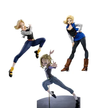 

3 Styles Dragon Ball Z ANDROID NO 18 Lazuli Action Figure PVC Toy Sexy Girl Collectible Model Great Birthday Christmas Gift