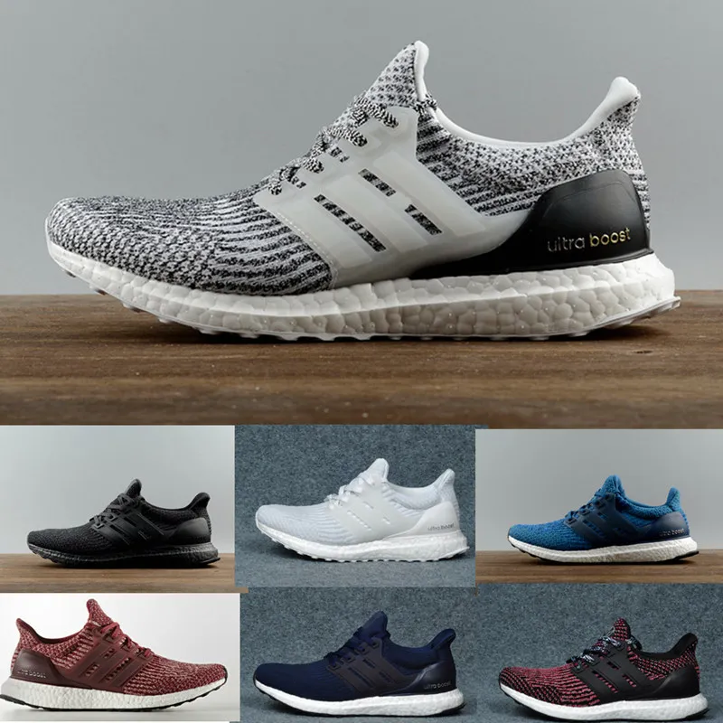 

Ultra Boost 3.0 4.0 Triple Black and White Primeknit Oreo CNY Blue grey Men Women Running Shoes Ultra Boosts ultraboost sport Sn