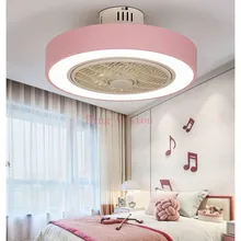 Современный подвесной вентилятор, светильники для столовой, спальни, гостиной, дистанционного управления для вентилятора, лампы, невидимые потолочные светильники, люстра-вентилятор, маленький офис
