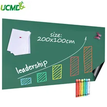 200x100 см Настенная Наклейка для меловой доски, съемные магниты для записи, доски для дома, офиса, художественные украшения, школьные принадлежности для обучения