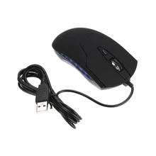 Светодиодный USB Проводная игровая мышь 6 кнопок Регулируемая оптическая компьютерная мышь 2400 dpi для игрового ноутбука SP99
