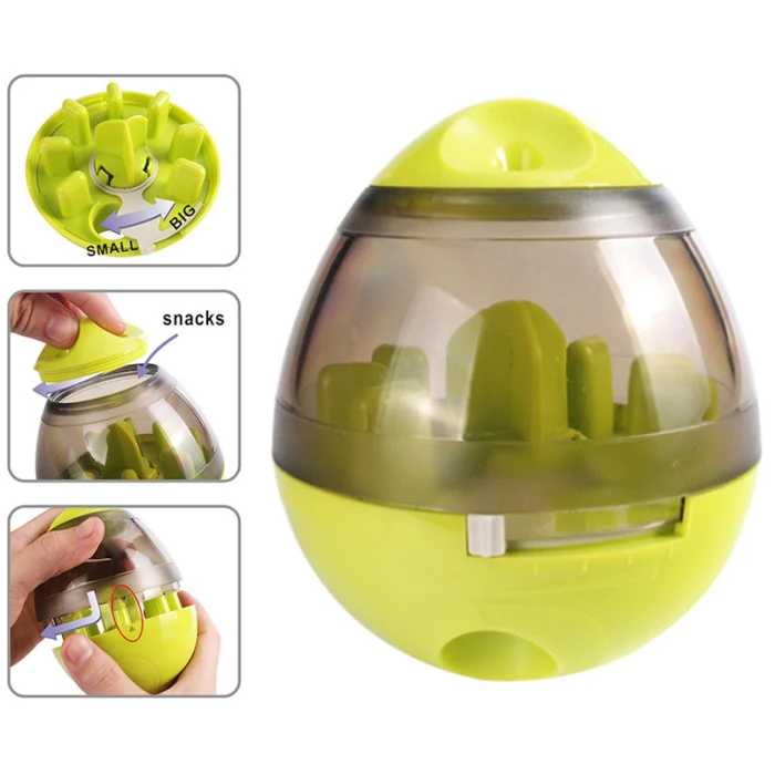 Pet Tumbler взаимодействие игрушка встряхивание еды утечки мяч еда диспенсер собака игрушка VJ-Drop