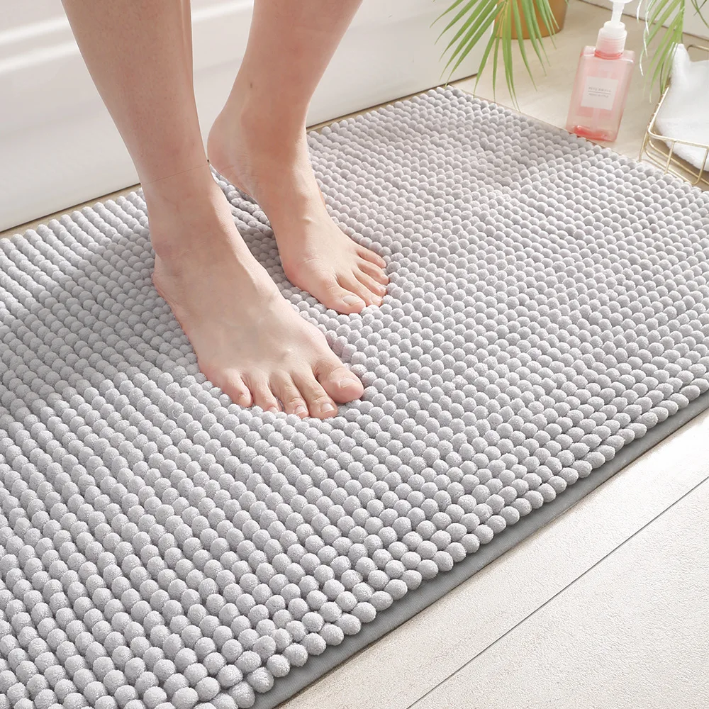 Details about   Non-Slip Large Small Bath Mat Gel Backed Bathroom Water Absorbent Floor Carpet 