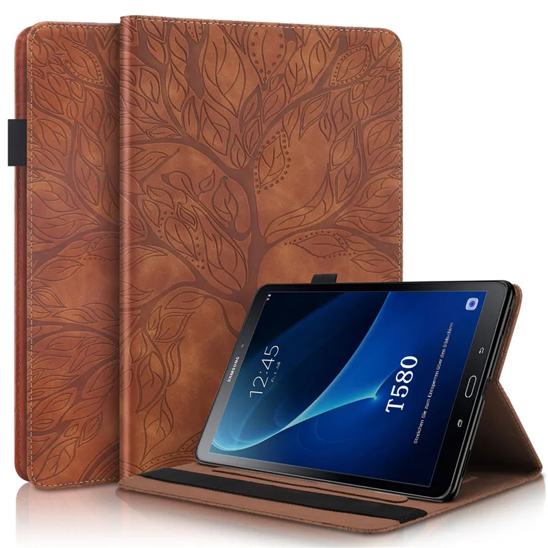 coque en cuir gaufré pour tablette étui pour galaxy tab tab horizon