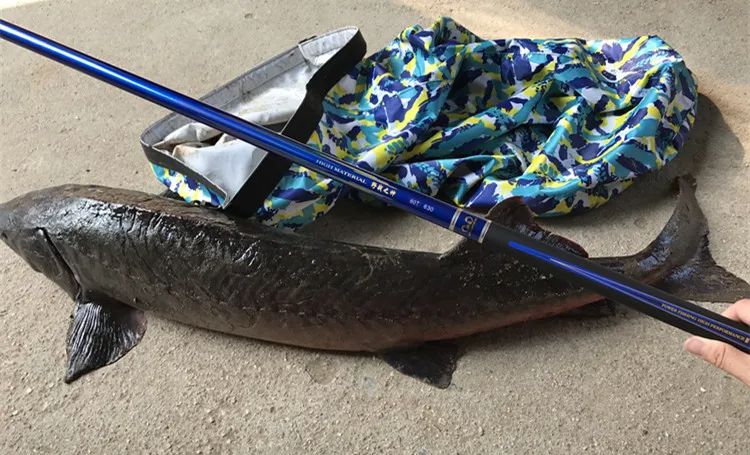 

60T FOR ABOVE 100KG fish 2020 NEW High Quality Super Light Hard 6m-11m Telescopic Fishing Rod Carbon Fiber Hand Pole for Carp