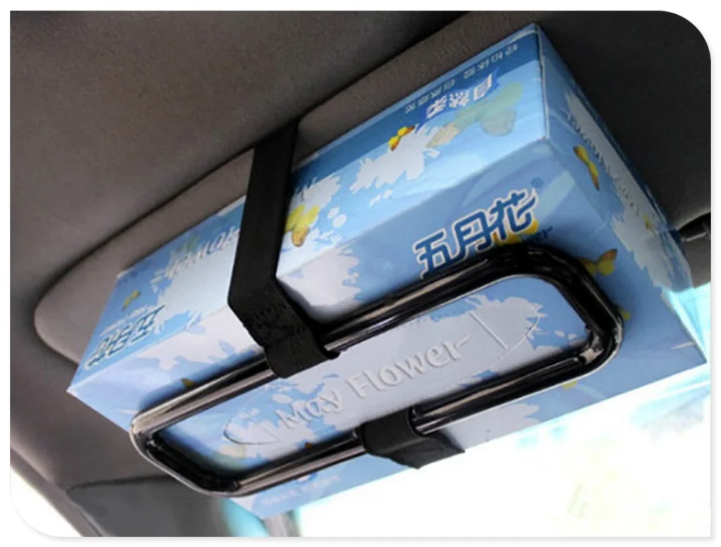 Автомобильные коробки для бумажных салфеток Держатель автоматический кронштейн для Марка Toyota Tacoma Tercel Tiara Van Venza Yaris Hiace Prius V Hilux Land Cruis