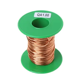 

100Grams/lot 12m Polyurethane Enameled Copper Wire 1.0mm QA-1/155 Welding Wires 449C