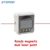 Digital Protractor Laser USB Inclinometer 360° Level Angle Finder High Precision Goniometer Magnet Tilt Measuring Tools 3