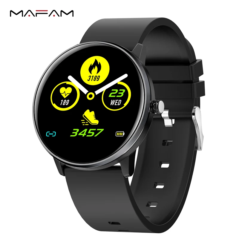 Смарт браслет MAFAM MX6 IP68 водонепроницаемые спортивные часы с 8 языками ручные для
