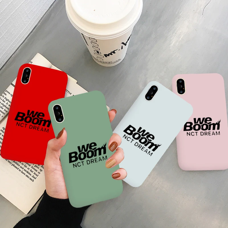 Силиконовый чехол Jamular NCT DREAM We Boom Fireflies для iPhone X XS 7 8Plus 6S 8 6 Plus Max | Мобильные
