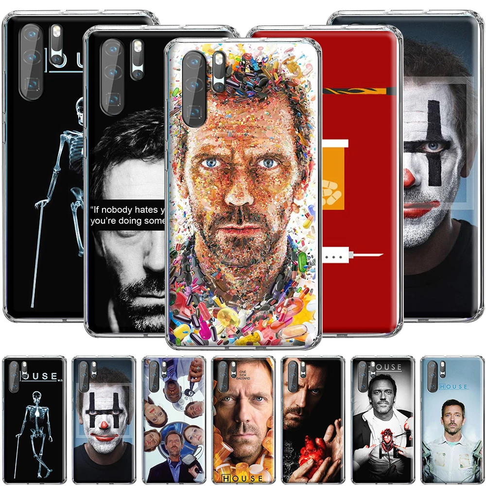 Силиконовый чехол Dr House Hugh Laurie для Huawei Y6 Y7 Y9 Prime 2019 2018 | Мобильные телефоны и