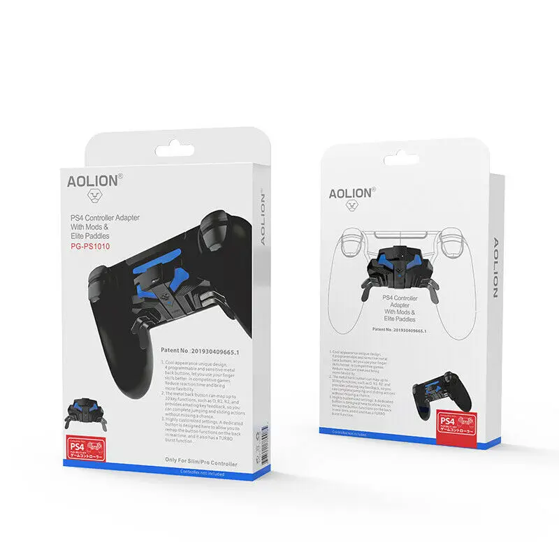 Джойстик FPS контроллер геймпад с удлиненным ключом Turbo для PS4 SLIM Pro адаптер
