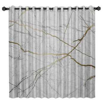 

Gold Flash Marble Trend Curtain Lights Living Room Bathroom Kitchen Outdoor Fabric Kids Curtain Panels With Grommets Curtains