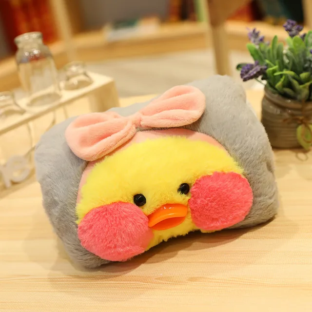 30cm Korean Fashion Hyaluronic Acid Little Lalafanfan Ducks Plush  Toys Hand warmer Doll Pillow Decoration Gift For Girlfriend