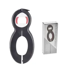 Бутылка открывалка для бутылок вина 6-в-1 ручной консервный нож твист Кепки банки в бутылках вышлите ваш заказ прямо к этому поставщику крышкой жидкость для снятия, Кухня многофункциональные ручные инструменты открывашка