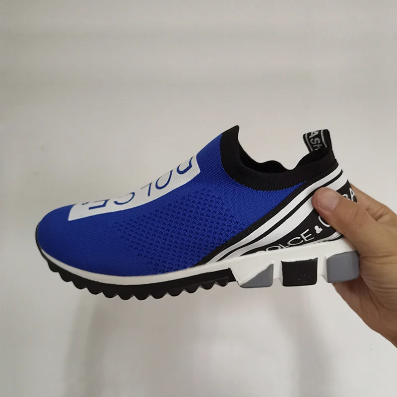 

2019 High Quality Couple Sports Sneakers Men Breathable Light Letter Chunky Running Shoes Women Luxury Designer Large Size 35-45