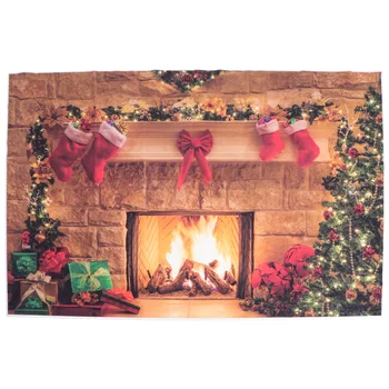 

1pc Photography Backdrop Christmas Tapestry Decorative Tapestry for Home Party Wall