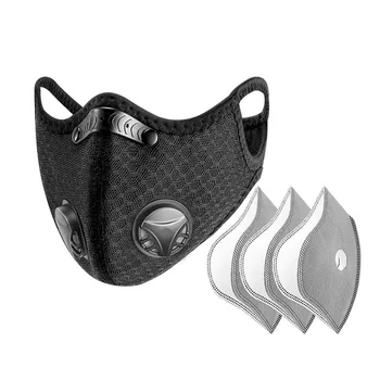 

Filters Mask Activated Carbon Filters Dustproof Anti Pollution Exhaust Gas PM2.5 Cycling Mask