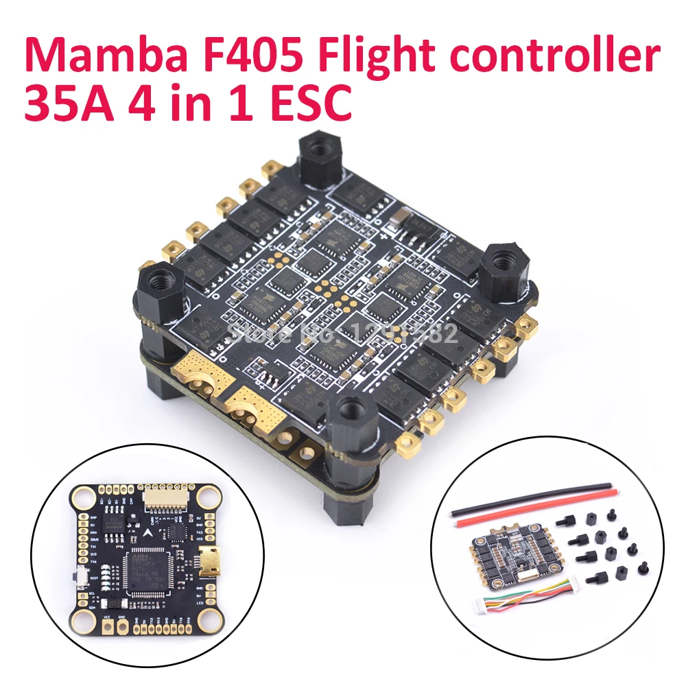 Контроллер полета Mamba F405 & REV35 35A BLheli_S 2 6S 4 в 1 ESC встроенный датчик тока для модели RC
