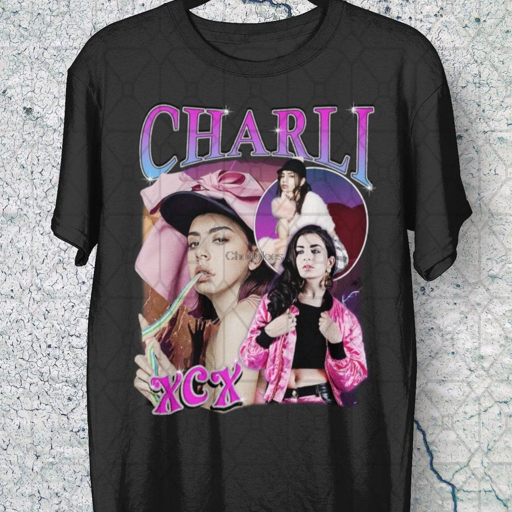 Charli xcx 90-х футболка | Мужская одежда