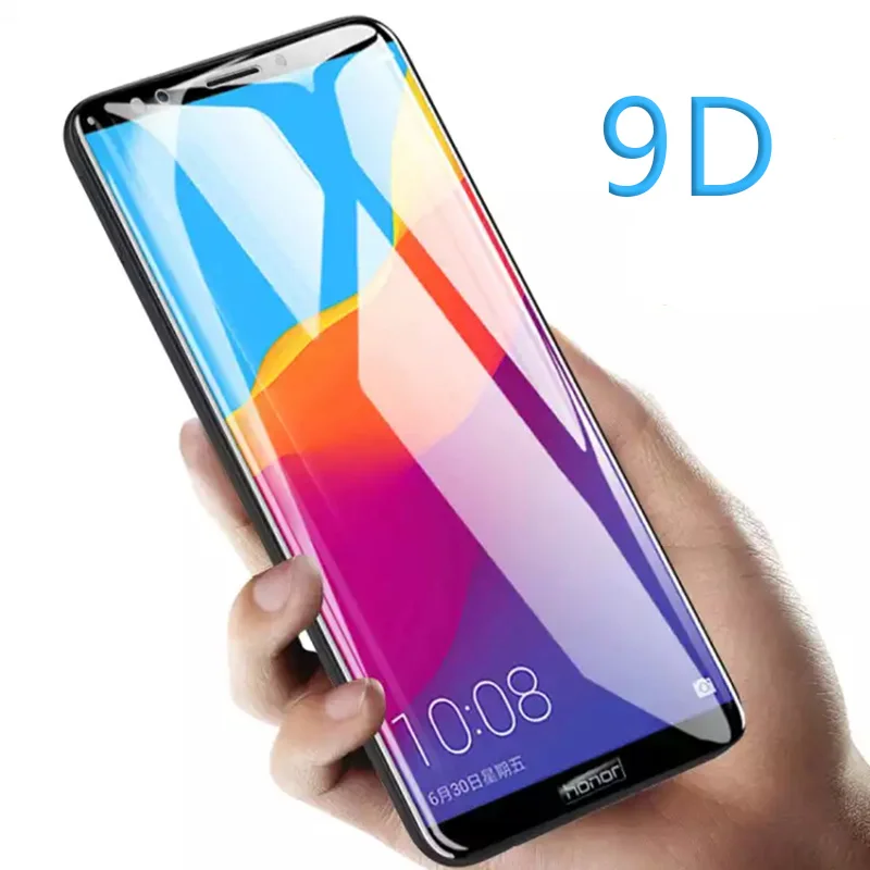 Закаленное стекло 9d для honor 7x 7c 7a pro 7s Защита экрана huawei защитная пленка x c