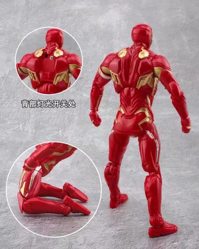 

Anime Garage Kit MK50 Iron Man Mobile Luminescent Garage Kit Model Ornaments