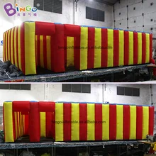 4x6x1,4 м надувной красно-желтый лабиринт замок/большой Лабиринт для активного отдыха тема надувные игрушки для взрослых