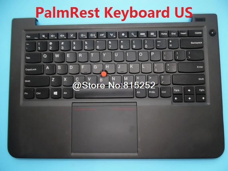 Ноутбук Упор для рук и клавиатура ноутбука Lenovo Thinkpad S3 S431 S440 английский США 04X0992