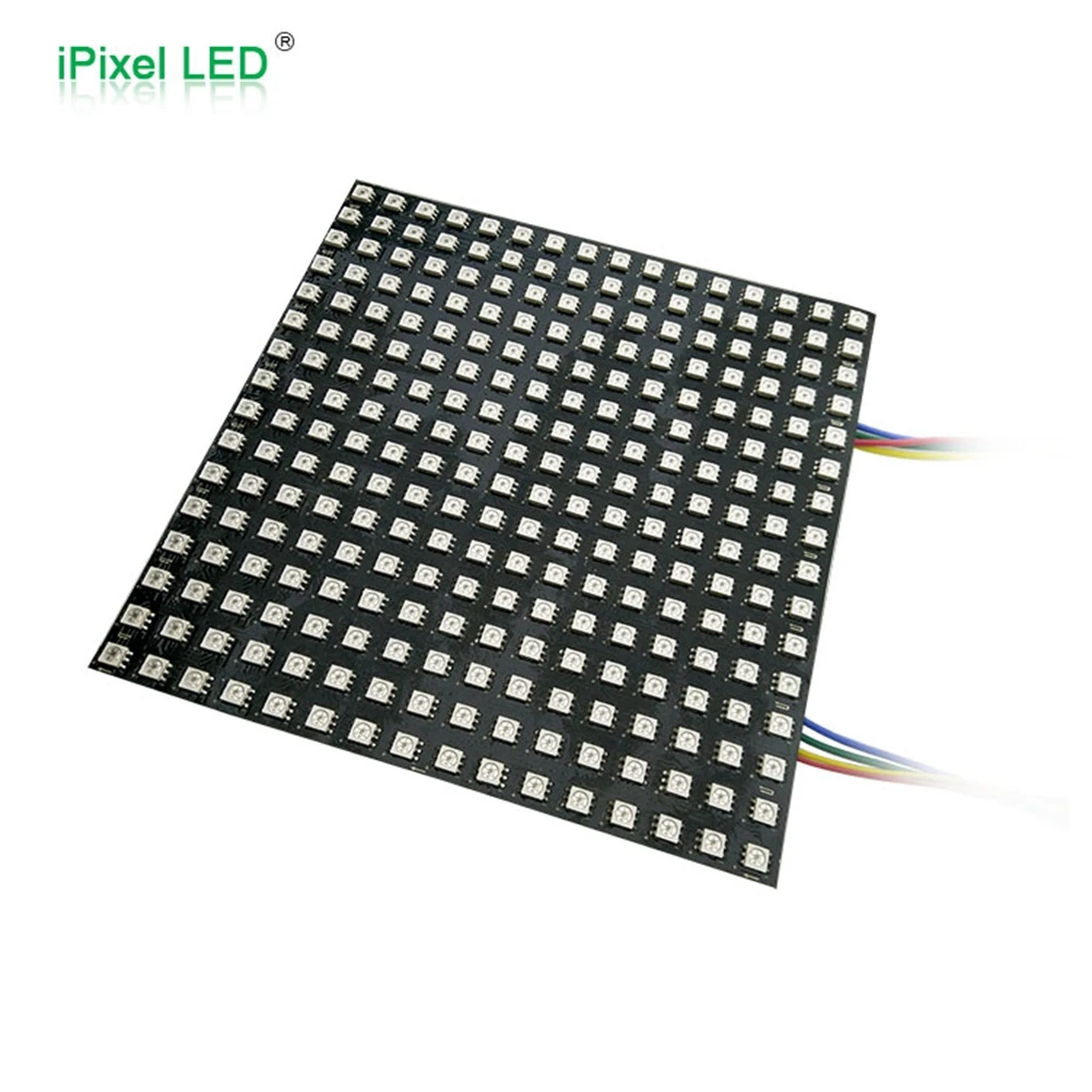 Новейшая Гибкая светодиодная матрица IP20 SK9822 RGB 256 светодисветодиодный/шт. | Лампы