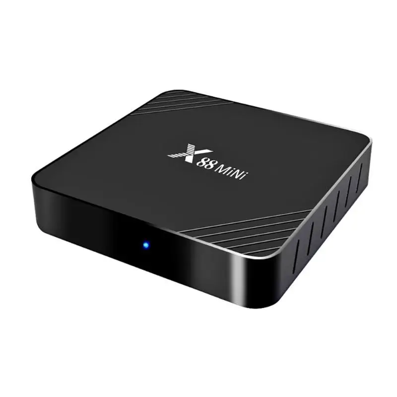 X88 EU/US Plug Smart Top tv Box Android 9,0 2GB+ 16GB 4K BT4.0 2,4G wifi телеприставка с пультом дистанционного управления