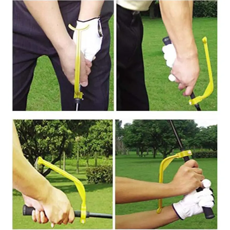 

HobbyLane Quality Golf Swing Guide Training Aid Trainer for Wrist Arm Corrector Control Gesture Alignment Wrist Correct Aid Tool