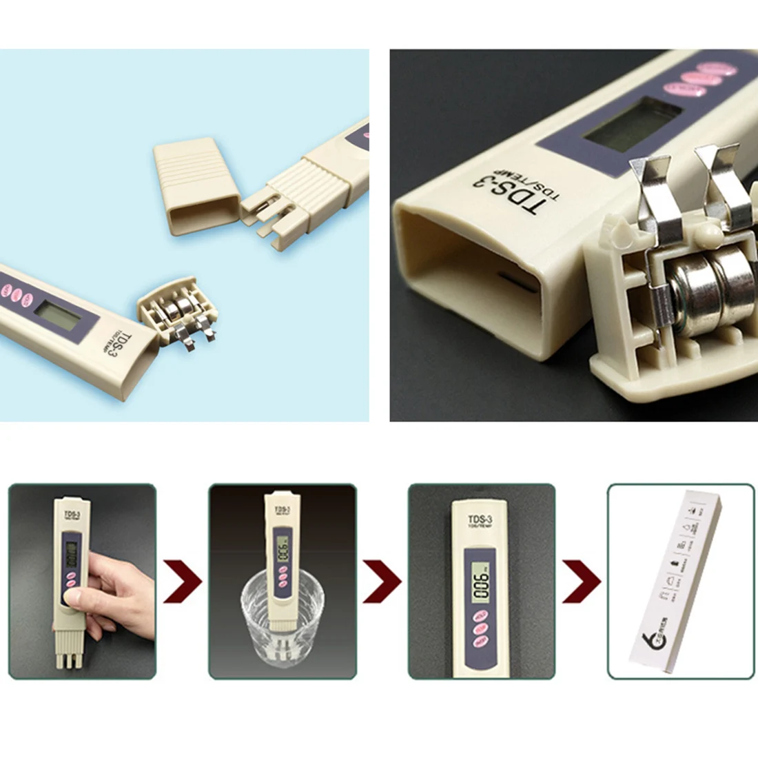 ✨匿名配送✨ポータブル PH 検出器 水質検出テストペン 高精度 MK-02-11 pHメーター ペン型/センサ一体タイプ 1個 MMK